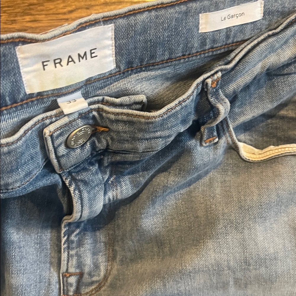 Frame Le Garçon Ripped jeans Aura wash 33 - Picture 4 of 6
